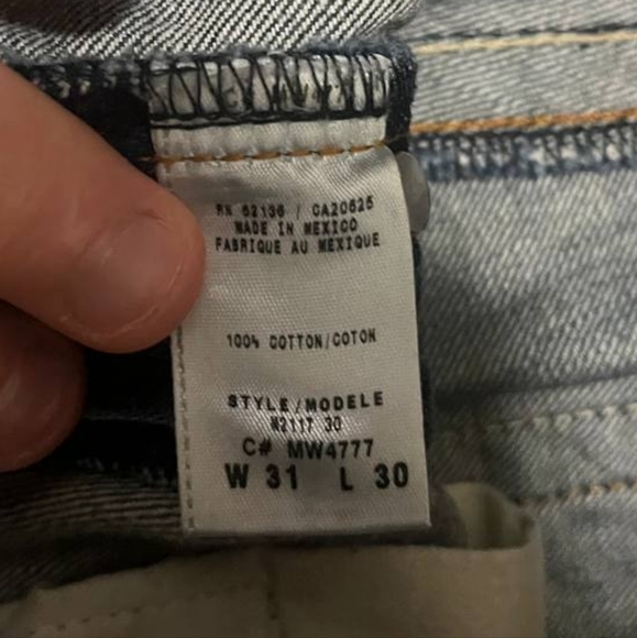 Guess Jeans Mens Rebel Boot Cut Jeans 31W 30L - Picture 5 of 5